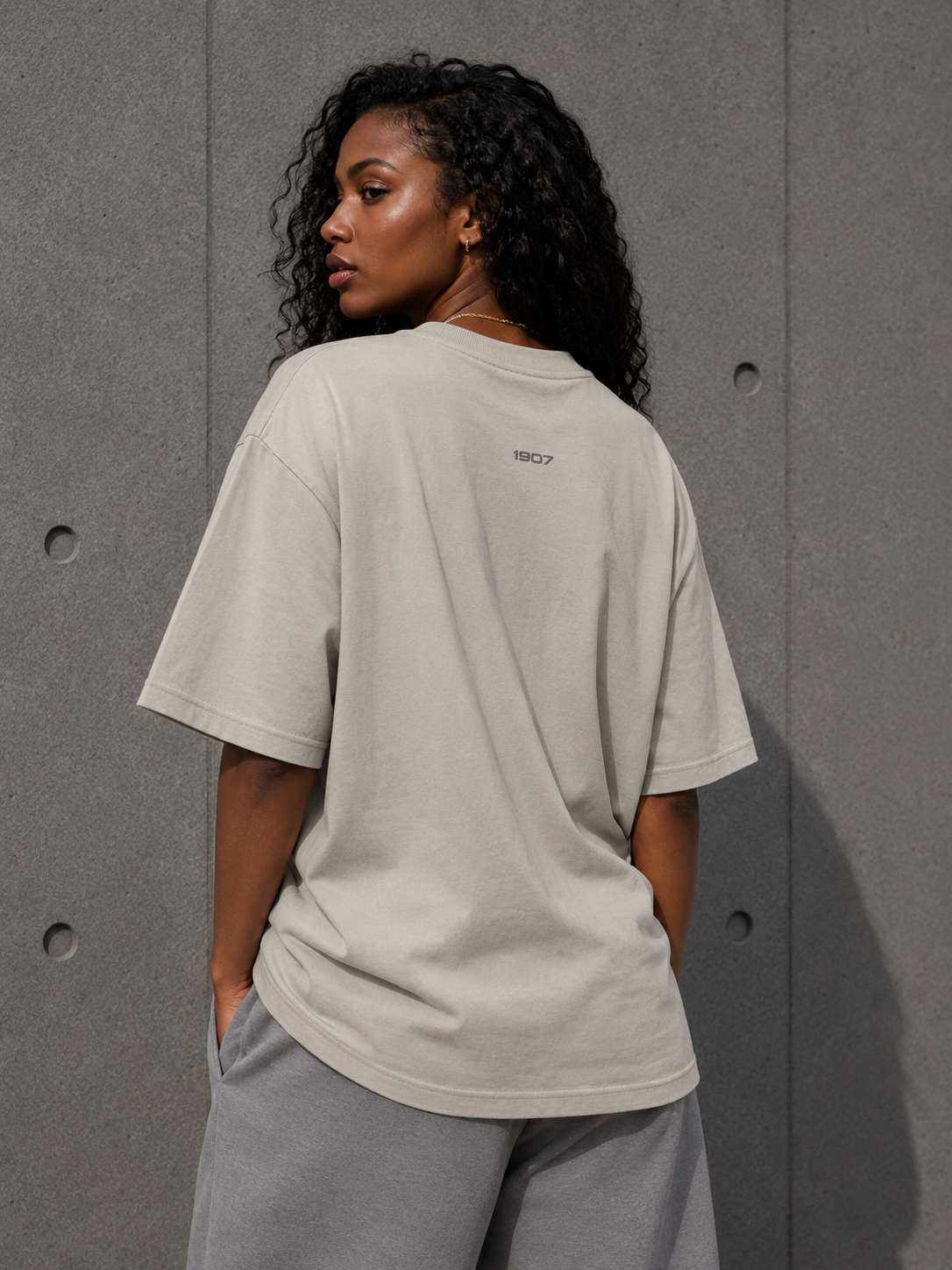 The Everyday Oversized Tee - Stone