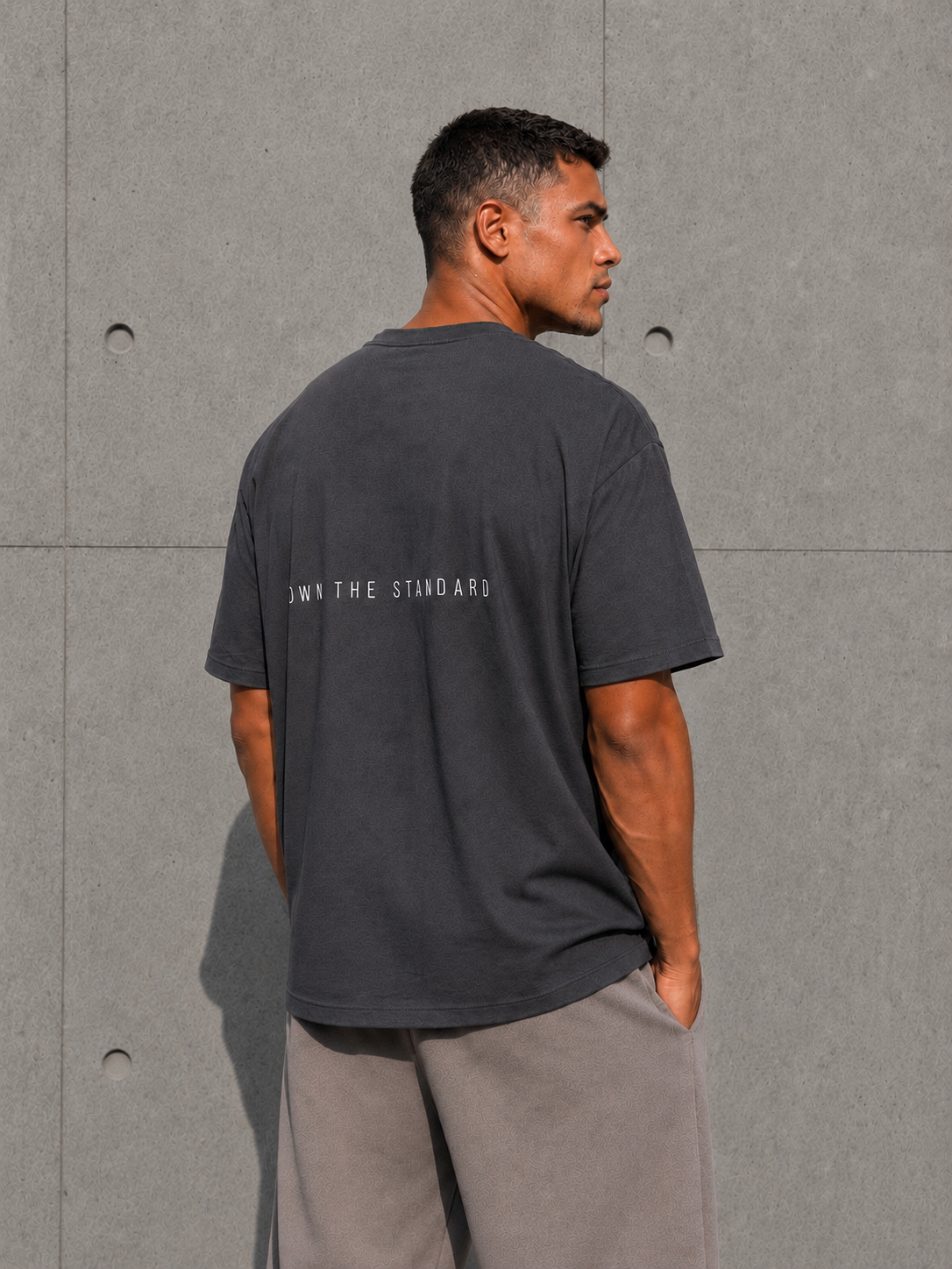 The Statement Oversized Tee - Grey
